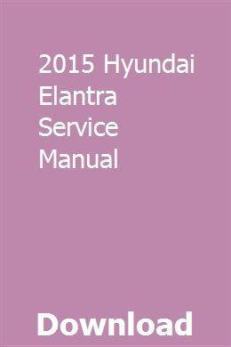 2015 hyundai elantra manual pdf